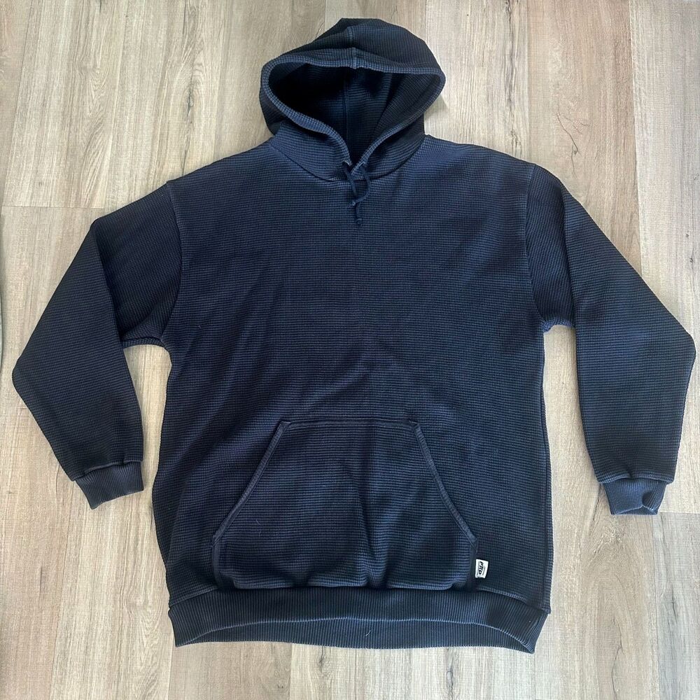 Pro Club ProClub Mens Thermal Super Heavy Black Zip Up Hoodie 3XL XXXL